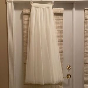 Dressy Collection Full Length Tulle Skirt